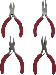 Mini-Zangen: Seitenschneider, Spitzzange, Rundzange, Flachzange