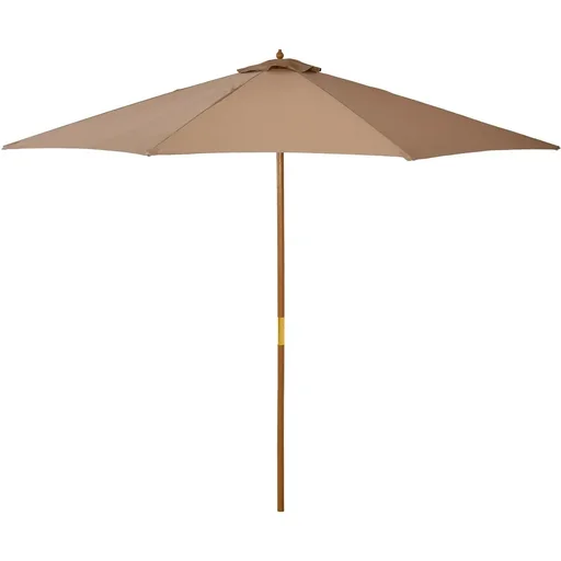 "Sonnenschirm Holz 300 cm Khaki image"