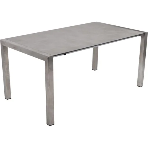 "Ausziehtisch SIENNA, Edelstahl 304 / Kunststoff HPL, grau image"