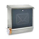 RVS Briefkasten Lucca-Set Letter