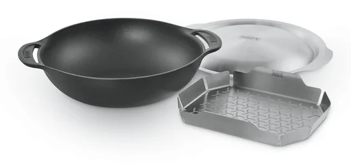 "Wok - Gourmet BBQ System inklusive Deckel und Dünsteinsatz image"