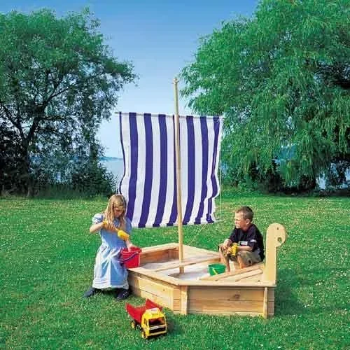 "Sandkasten "Störtebeker" mit Segel image"