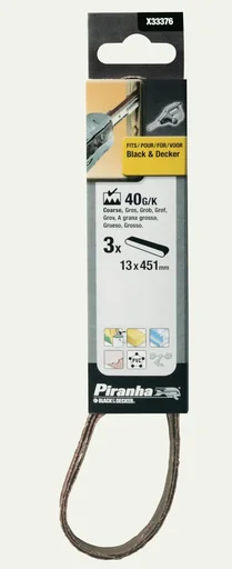 "Schleifbänder K60 für Powerfeile KA900E, 13 x 455mm, 3er Set image"