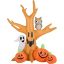 Halloween Spukbaum mit Beleuchtung natur