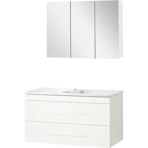 "Badezimmermöbel Style 100cm links - Weiss image"