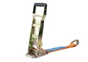 Zurrgurt Festende 0,5 Meter/ 5000 Dekanewton Orange mit Ratsche/Spitzhaken