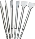 Meißel Set 6-teilig mit SDS-Plus Aufnahme, Chrom Vanadium