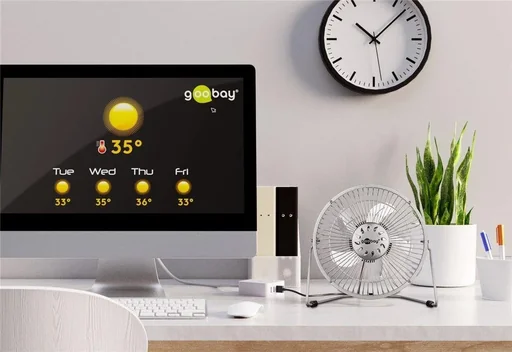 "8 Zoll USB Ventilator für den Schreibtisch image"