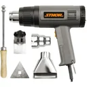 Heißluftpistole mit Zubehör - 1500W - 495°C - 230V