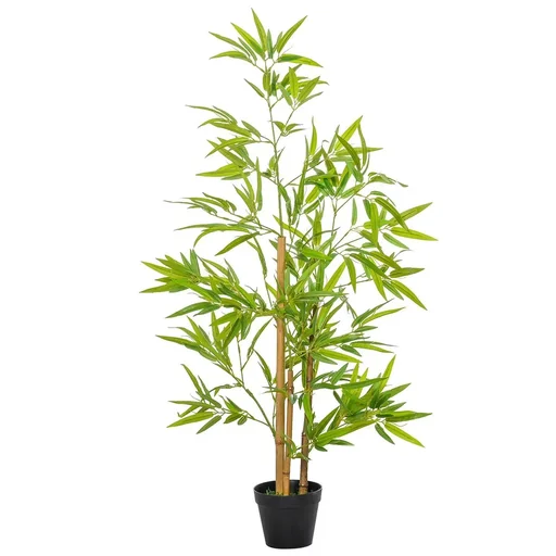 "Künstlicher Bambus Kunstpflanze Dekoration Kunstbaum Baumdekoration 120cm image"
