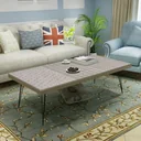 Couchtisch 120x60x38 cm grau