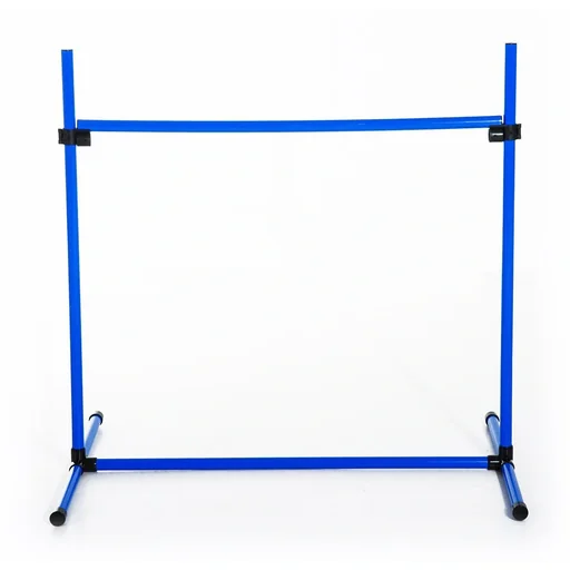 "Agility Hürdenset Slalom Stangen Hunde Training 4 x Hürden Set Blau image"