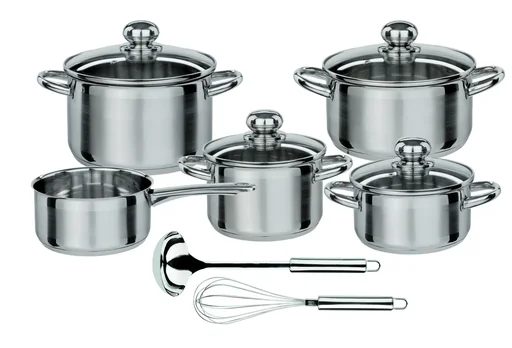 "11-teiliges Silver Star Kochgeschirr-Set mit Schöpfkelle und Schneebesen image"