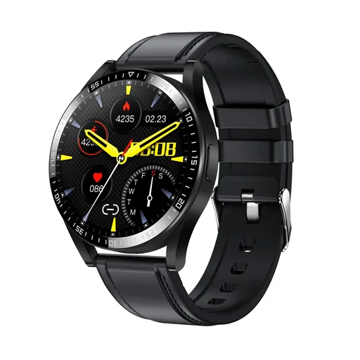 "Bluetooth Smartwatch mit Puls, Blutdruck und Blutsauerstoff Sensor, IPS Display image"