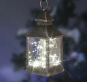 Laterne mit Mini-Lichterkette