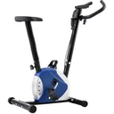 Heimtrainer mit Widerstandsbändern blau