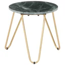 Couchtisch 40x40x40 cm echter Stein mit Marmorstruktur grün