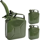 Metallkanister 5L 3er-Set mit Spender