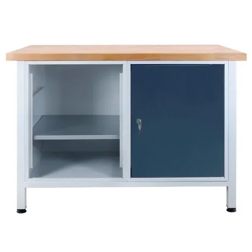 "Werkbank "Premium" Regalteil, 1 Tür, L1200xB600xH840mm image"