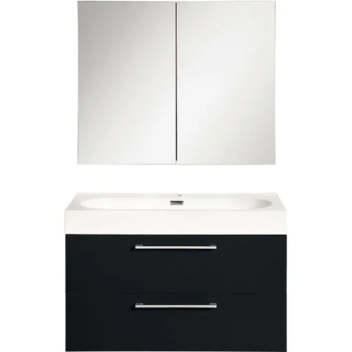 "Shallow Badezimmermöbel 60cm - schwartz image"