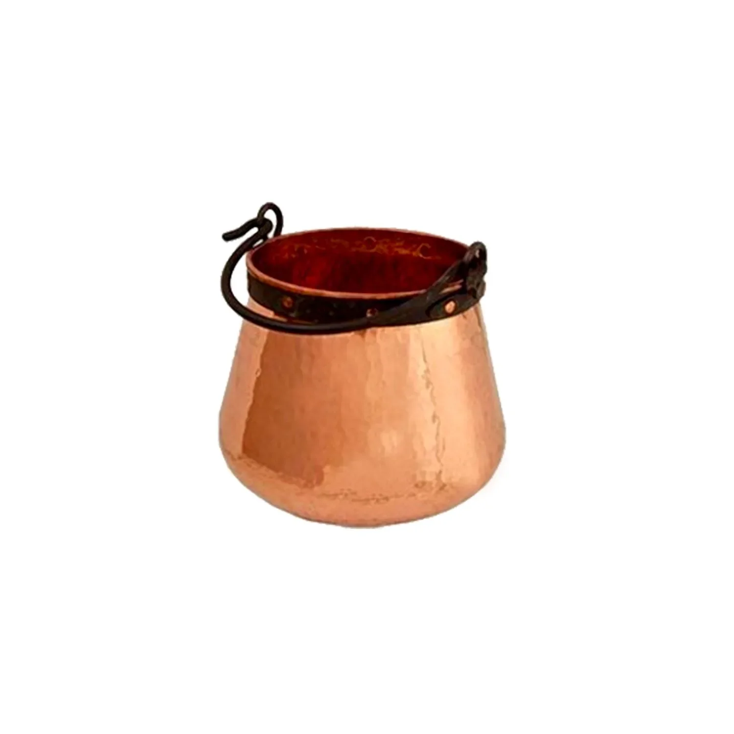 Feuertopf, Kupferkessel - mit Eisengriff, 10L
