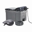 Teichfilter-Komplett-Set "FPU16000-00" mit 3 Kammern, 18 Watt UVC-Teichklärer & Filterpumpe, für Teichgrößen bis 16.000 Liter