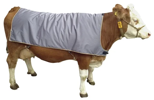 "Thermodecke für Braunvieh und normale Schwarzbunte, Rückenlänge 145 cm, Länge 180 cm, Breite 150 cm image"