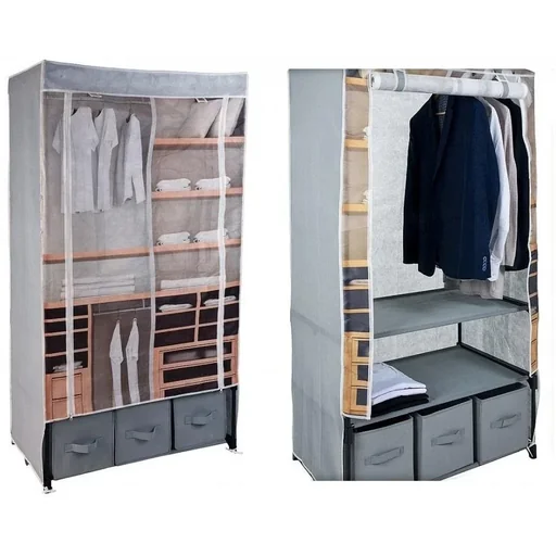 "Garderobenschrank - dessin- 160 x88x 50 image"