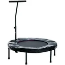 Gartentrampolin mit Haltegriff H92-108cm Schwarz