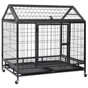 Hundebank mit Rädern robust 98x