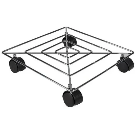 "Pflanzenroller - Stahldraht - Quadratisch - 300 X 300 Mm - Max. Belastung 50 Kg image"