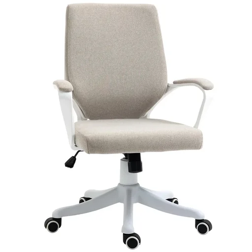 "Bürostuhl Schreibtischstuhl Home-Office-Stuhl mit Wippenfunktion Rückenlehne höhenverstellbarer dick gepolstert ergonomi image"