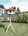 Vogelhaus "Knusperhäuschen" mit Fußkreuzständer