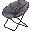 Klappstuhl Klappsessel Campingstuhl Gartenstuhl faltbar Grau 80 x 80 x 75 cm