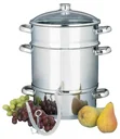 Dampfentsafter Edelstahl 9 Liter