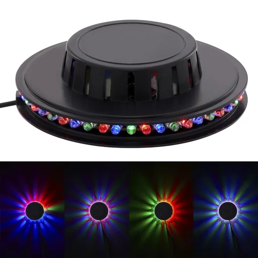 "RGB-LED Lichtrad, 48 x RGB-LEDs, max. 3 Watt, Musiksensor und Farbwechsel image"