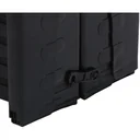 Hunderampe Hundetreppe Klappbar 152x43cm Schwarz Kunststoff