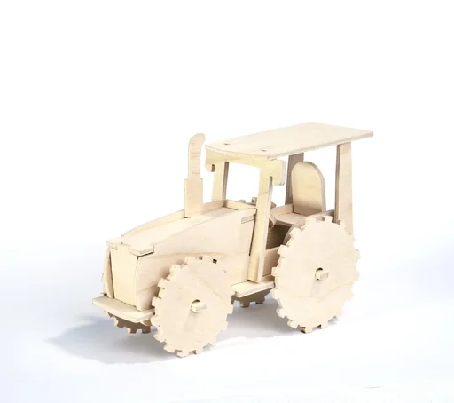 "Holzbausatz "Traktor", 15,5 x 7 x 11 cm image"