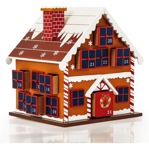 "Adventskalender als Winterhaus - nachfüllbar & wiederverwendbar image"