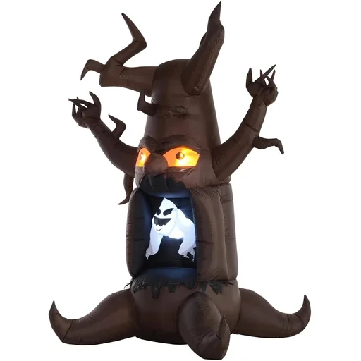 "Aufblasbarer Ghost Baum mit 3 LED-Lichter image"