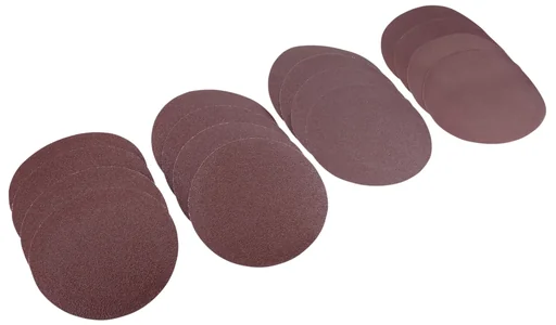 "Schleifpapier Set Ø 80 mm - 20 teilig image"