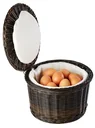 Eierkorb PROFI LINE" - Warmhaltekorb für ca. 20 Eier, mit Stofffutter
