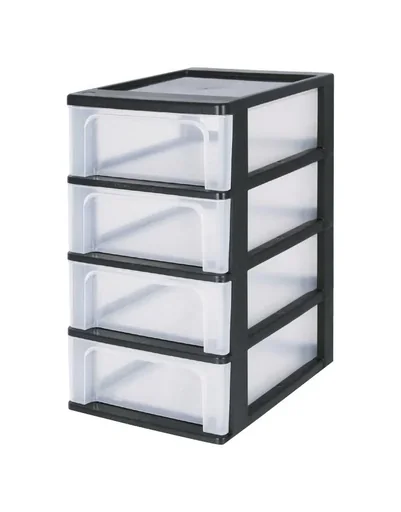 "Schubladen-Container, DIN-A4, 4 hohe Schubladen image"