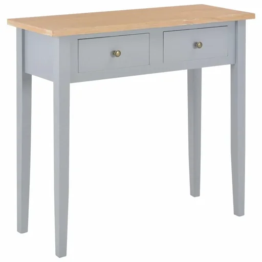 "Beistelltisch 79x30x74 cm Holz grau image"