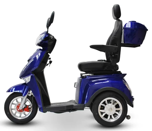 "Elektromobil blau - herausnehmbarer Li-Io Akku 30 Ah - 25 km/h - 1000 Watt Seniorenmobil image"