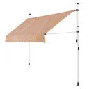 Klemmmarkise gelb/blau 250cm