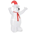 Aufblasbarer Weihnachts-Eisbär 1,72 m Weihnachtsdekoration