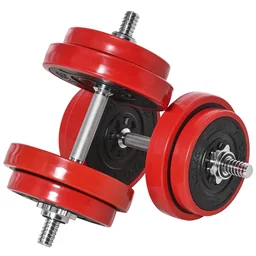 Hantelset 20/30KGS 2-IN-1 Hanteln&Langhanteln verstellbar Gewichtheben für Zuhau