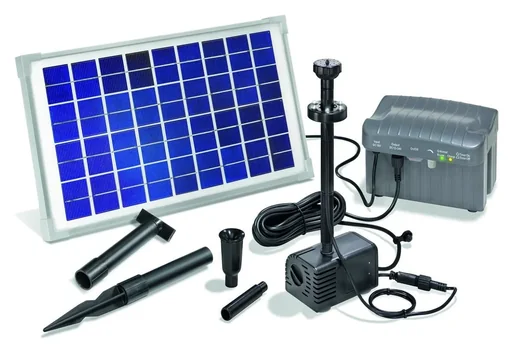 "Solar Pumpensystem "Napoli LED" - mit Trockenlaufschutz image"
