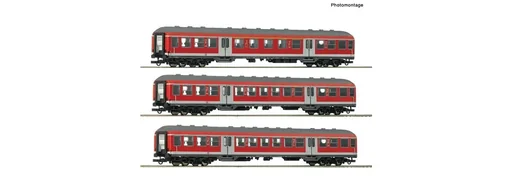 "Wagenset mit drei Regionalzugwagen ex „Silberling“ der Deutschen Bahn image"